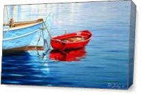The Red Boat 2 As Canvas