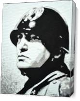 Benito Mussolini As Canvas
