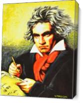 Ludwig Van Beethoven As Canvas