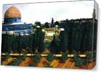 Dome Of The Rock Jerusalem As Canvas