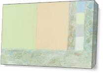 Shoreham-by-Sea (Abstract Painting) As Canvas