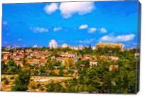 View Of Jerusalem From Old City. - Gallery Wrap