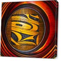 Contemporary Native American Art 3 As Canvas