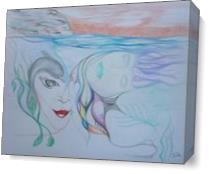 The Mermaid S Dream - Gallery Wrap Plus