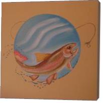 Rainbow_Trout_Mural_ - Gallery Wrap