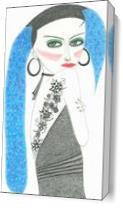 Girl With Tattoo - Gallery Wrap Plus