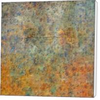 Blue And Copper Textures Abstract - Standard Wrap