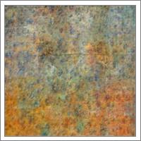 Blue And Copper Textures Abstract - No-Wrap