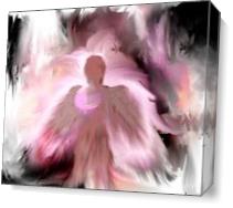 Breast Cancer Angel As Canvas
