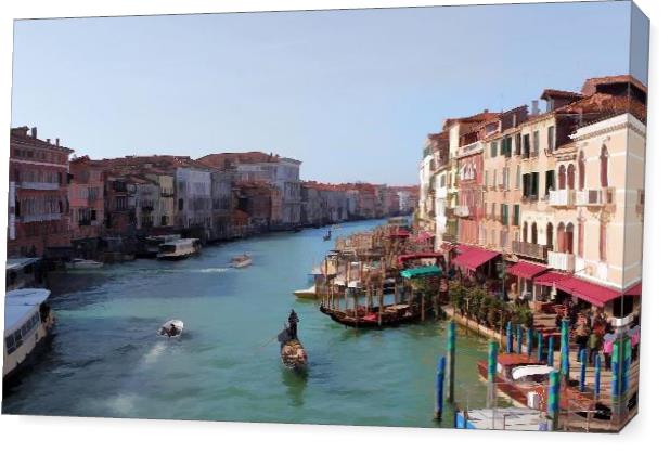 The Grand Canal Venice-Oil Effect