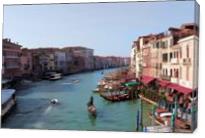 The Grand Canal Venice-Oil Effect - Gallery Wrap