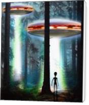 UFO Alien Forest - Standard Wrap