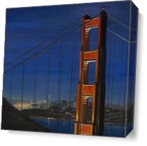 Golden Gate Bridge As Canvas