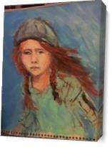Runnaway Girl Art As Canvas