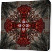 Gothic Cross As Canvas