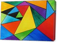 Colors And Shapes - Gallery Wrap