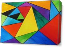 Colors And Shapes As Canvas