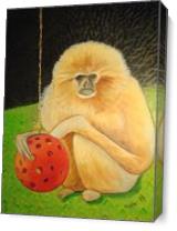 Psychic Monkey As Canvas