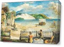 Istana Tepi Laut (Signed 'S.S' (S. Sudjoyono) On The Upper Left As Canvas