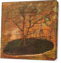 The Garden Tree (signed 'Vincent' On The Right Bottom) As Canvas