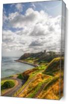 Fine Art Photograph Of Scarborough North Bay In Yorkshire, England As Canvas