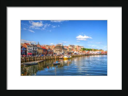 Photograph Of Whitby Harbour In Yorkshire, England