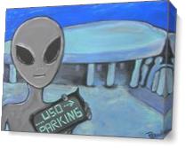 Alien @ Undersea Structure 2014 As Canvas