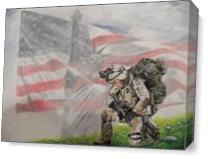 Thank God For Our Military - Gallery Wrap Plus