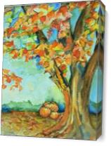 Fall Tree As Canvas