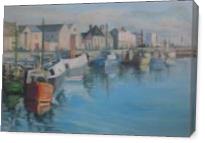 Harbour At Dusk - Gallery Wrap