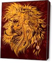 Lion As Canvas