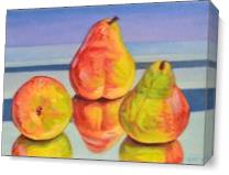 Pear Reflection - Gallery Wrap Plus
