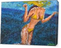 Dancing Among The Waters - Gallery Wrap