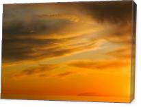 Golden Sunset At C - Gallery Wrap