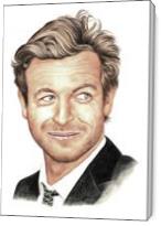 Mentalist Played By Simon Baker - Gallery Wrap