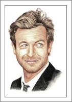 Mentalist Played By Simon Baker - No-Wrap