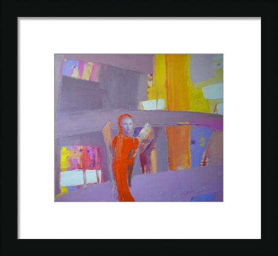 “Orange Angel“.2012. Oil On Canvas. Cm.40x50.
