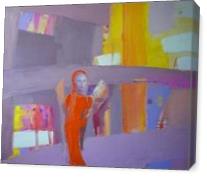 “Orange Angel“.2012. Oil On Canvas. Cm.40x50. - Gallery Wrap