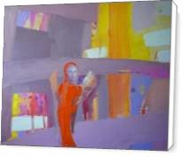“Orange Angel“.2012. Oil On Canvas. Cm.40x50. - Standard Wrap