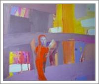 “Orange Angel“.2012. Oil On Canvas. Cm.40x50. - No-Wrap