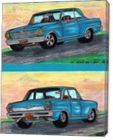 Classic 62' Chevy Nova II 383“ Muscle Car Twin View Original - Gallery Wrap