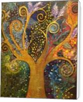 A Tree Of Life with Spirals - Standard Wrap