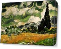 Field With Cypress View 2 - Gallery Wrap Plus