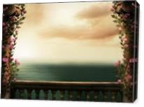 Looking Out At Sea - Gallery Wrap