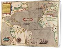 Sir Francis Drake Map - Standard Wrap