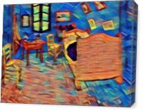 Van Gogh's Bedroom View 1 - Gallery Wrap