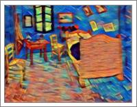 Van Gogh's Bedroom View 1 - No-Wrap
