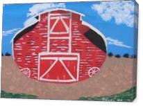 Red Wood Farm Barn - Gallery Wrap