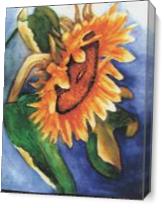 Sunflower As Canvas