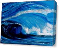 The Big Sea Wave As Canvas